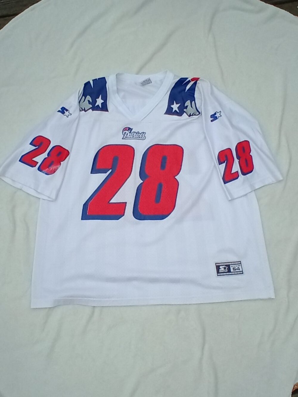 vintage 1990s Starter New England Patriots Curtis Martin NFL XXL